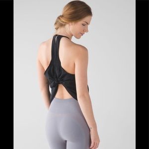lululemon free spirit tank size 8 black
